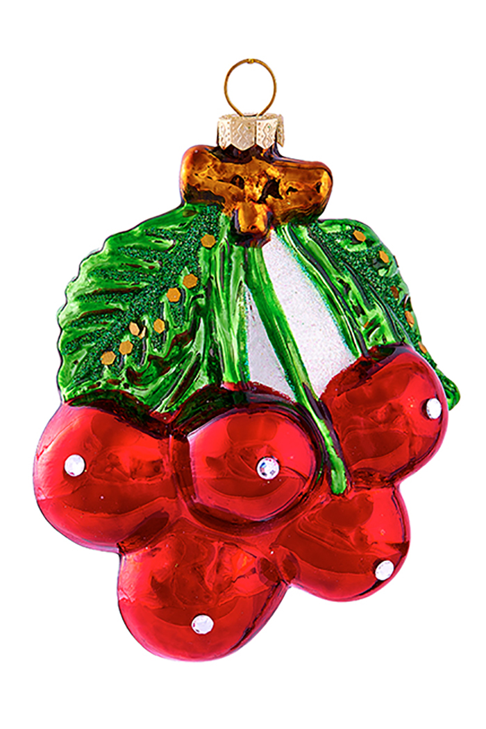 Веточка вишни со стразами  GLD025